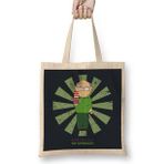 Humuts Mr Garrison Retro Japanese South Park Açık Bej Uzun Saplı Bez Çanta
