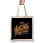 Humuts My Log Has Something To Tell You Bez Kadın Günlük Çanta