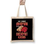Humuts My Spirit Animal Is A Hermit Crab Crustacean Pun Bez Kadın Günlük Çanta