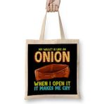 Humuts My Wallet Is Like An Onion, It Makes Me Cry Bez Kadın Günlük Çanta