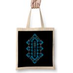 Humuts Navajo Geometric Tribal Pattern Earth Toned Tribal Bez Çanta