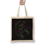 Humuts Neon 90's Ninja Turtle Donatello Bez Kadın Günlük Çanta