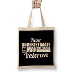 Humuts Never Underestimate An Old Man Who Is A Veteran Bez Uzun Saplı Açık Bej Rengi Çanta