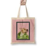 Humuts Nıce But Dog Lover Gift Bez Uzun Saplı Açık Bej Rengi Çanta