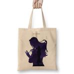 Humuts Nico Robin One Piece In Silhouette Bez Uzun Saplı Açık Bej Rengi Çanta