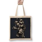 Humuts Ninja Turtles Raphael 1984 Bez Uzun Saplı Açık Bej Rengi Çanta