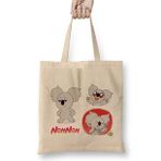 Humuts Nom Nom We Bare Bears 011 Bez Uzun Saplı Açık Bej Rengi Çanta