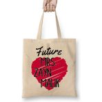 Humuts One Direction Future Mrs Zayn Malik Love Heart Bez Kadın Günlük Çanta