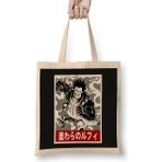 Humuts One Piece Luffy Gear Fourth Açık Bej Uzun Saplı Bez Çanta