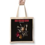 Humuts One Punch Man 01 Açık Bej Uzun Saplı Bez Çanta
