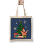 Humuts Patrick Star Around The Christmas Tree Spongebob Unisex Bez Çanta
