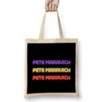 Humuts Pete Maravich Basketball Gifts Vintage Retro Rainbow Duotes For Boys And Dad Bez Uzun Saplı Açık Bej Rengi Çanta