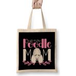 Humuts Poodle Mom Dog Mama Bez Çanta