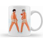 Humuts Porselen Beyaz Bts Suga Jhope Kupa Bardak