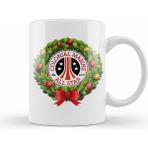 Humuts Porselen Beyaz Christmas All Star Colonial Marines Aliens Wreath Kupa Bardak