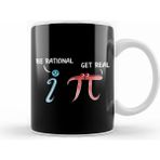 Humuts Porselen Beyaz Cute Funny Be Rational Get Real Mathematics Pun Kupa Bardak