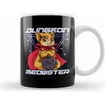 Humuts Porselen Beyaz Cute Funny Dungeon Meowster Tabletop Gamer Kupa Bardak