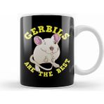 Humuts Porselen Beyaz Cute Funny Gerbils Are The Best Pet Owners Kupa Bardak