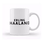 Humuts Porselen Beyaz Erling Haaland Kupa Bardak