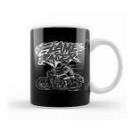 Humuts Porselen Beyaz Flame Racer Kupa Bardak