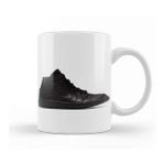 Humuts Porselen Beyaz Jordan 1 Mid Black Leather Kupa Bardak