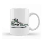 Humuts Porselen Beyaz Jordan 1 Mid Dutch Green Kupa Bardak