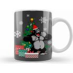 Humuts Porselen Beyaz King Kong Around The Christmas Tree Kupa Bardak