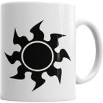 Humuts Porselen Beyaz Magic The Gathering Mana Branca Kupa Bardak