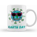 Humuts Porselen Beyaz Make Every Day Earth Day 2021 Kupa Bardak