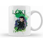 Humuts Porselen Beyaz Marvel Loki Kupa Bardak