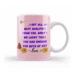 Humuts Porselen Beyaz Mothers Day Gift 2021 Best Cat Mom Ever Funny Kupa Bardak