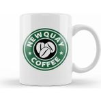 Humuts Porselen Beyaz Newquay Coffee Kupa Bardak