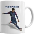 Humuts Porselen Beyaz Neymar Jr Tudo Posso Kupa Bardak