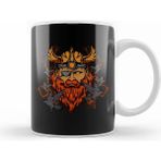 Humuts Porselen Beyaz Odin The Norse Mythology Viking God His Ravens Kupa Bardak