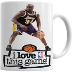 Humuts Porselen Beyaz Shaq Oneal I Love This Game Kupa Bardak