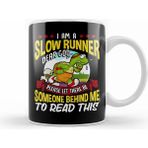 Humuts Porselen Beyaz Slow Runner Please Let There Be Someone Behind Me Kupa Bardak