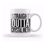 Humuts Porselen Beyaz Straight Outta Crystal Meth Breaking Bad White Kupa Bardak