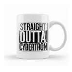 Humuts Porselen Beyaz Straight Outta Cybertron Transformers Kupa Bardak