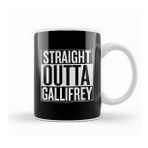 Humuts Porselen Beyaz Straight Outta Gallifrey Doctor Who White Kupa Bardak