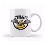 Humuts Porselen Beyaz Super Guy Portrait Hong Kong Phooey Kupa Bardak