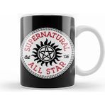Humuts Porselen Beyaz Supernatural All Star Converse Logo Kupa Bardak