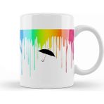 Humuts Porselen Beyaz The Umbrella Academia Umbrella And Colored Rain Number Five Kupa Bardak