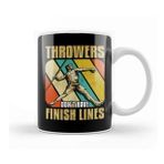 Humuts Porselen Beyaz Throwers Dont Have Finish Lines Javelin Throwing Kupa Bardak