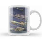 Humuts Porselen Beyaz Totoro Cat Bus Migration Kupa Bardak