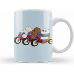 Humuts Porselen Beyaz We Bare Bears 011 Kupa Bardak