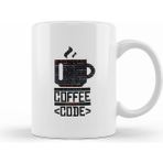 Humuts Programmer Coffee Code Kupa Bardak