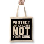 Humuts Protect Our Children Not Your Guns Bez Kadın Günlük Çanta