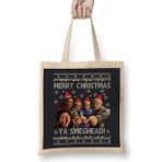 Humuts Red Dwarf Merry Christmas Ya Smeghead Bez Uzun Saplı Açık Bej Rengi Çanta