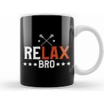 Humuts Referee Funny Relax Bro Funny Lacrosse Pun Player & Coach Kupa Bardak
