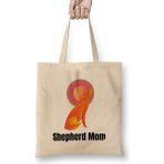 Humuts Retro German Shepherd Mom Gift Dog Mother Pet Mama Bez Çanta